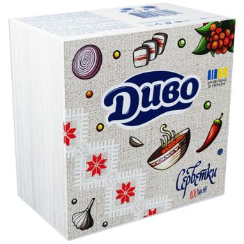 Divo White 1-ply Table Napkins 23*24cm 100pcs - buy, prices for MegaMarket - photo 4