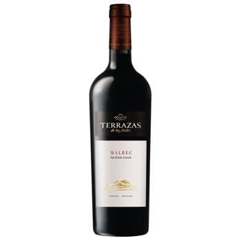 Вино Terrazas de Los Andes Reserva Malbec червоне сухе 14,5% 0,75л