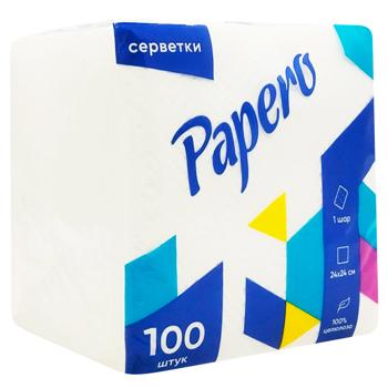 napkins papero white 100g Ukraine - buy, prices for - photo 3