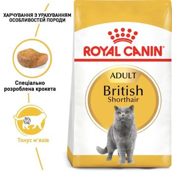 Набір корму Royal Canin Adult для котів породи британська короткошерста cухий 2кг + вологий 4шт х 85г - купити, ціни на MasterZoo - фото 3