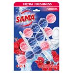 Блок для унитаза Sama Цветочная свежесть 65г*3шт