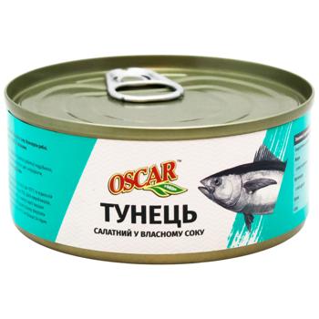 Oscar Salad Tuna in Own Juice 140g - buy, prices for ULTRAMARKET - photo 1