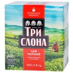 Чай чорний Три Слона 1,5г*100шт