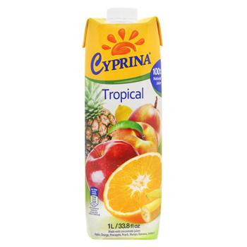 Сік Cyprina тропічний 1,0л - купити, ціни на МегаМаркет - фото 3