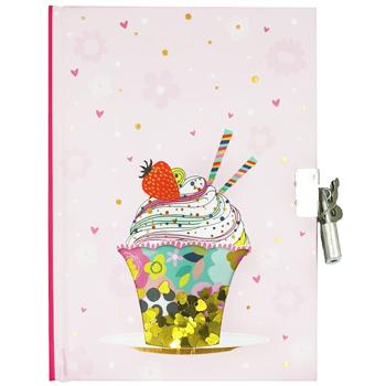 Malevaro Milkshake Notepad with a Lock With a Window 80 Sheets - buy, prices for COSMOS - photo 1