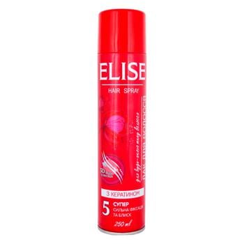 Elise Hairspray with Keratin 5 Super Strong Hold 250ml - buy, prices for - photo 1