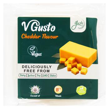 Vgusto Non-Dairy Vegetable Cheddar Product 200g - buy, prices for Supermarket "Kharkiv" - photo 1