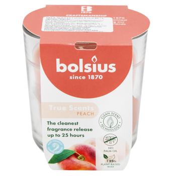 Свеча ароматическая Bolsius Персик 80х73мм - купить, цены на - фото 2