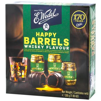 Wedel Happy Barrels Whiskey-Flavored Candies 200g