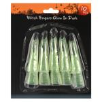 Koopman Witch Fingers Glow in Dark 10pcs