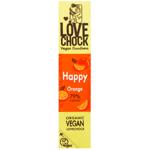 Шоколад Lovechock Happy с кусочками апельсина веганский органический 79% 40г