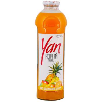 Yan Tropical Juice without Sugar 0.93l