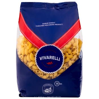 Макаронні вироби Vivarelli Ріжки 400г - купити, ціни на Чудо Маркет - фото 1