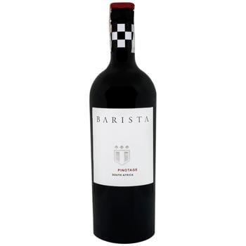 Вино Barista Pinotage червоне сухе 13,5% 0,75л - купити, ціни на МегаМаркет - фото 1