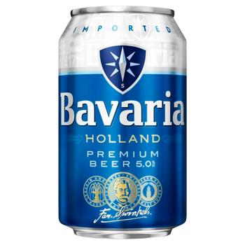 Пиво Bavaria Holland Premium светлое 5% 0,33л
