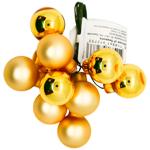 Прикраса скляні кульки-грони House of Seasons золоті