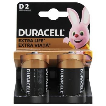 Duracell D Alkaline Batteries 2pcs - buy, prices for Tavria V - photo 1