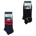 MZ 2 Stripes Short Men's Socks s.39-42 Blue/Red