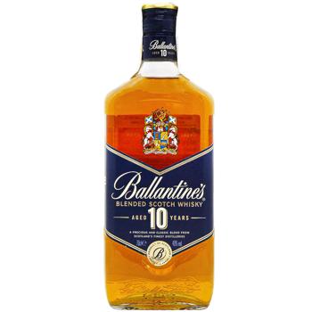 Виски Ballantine's 10 років 40% 0,7л - купить, цены на NOVUS - фото 1