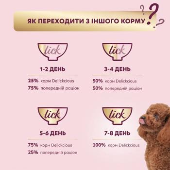 Delickcious Stripes Wet Food with Salmon and Carrots for Dogs 85g - buy, prices for MasterZoo - photo 3