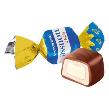 Конфеты Konti Konti-mousse вкус молоко - купить, цены на Чудо Маркет - фото 1