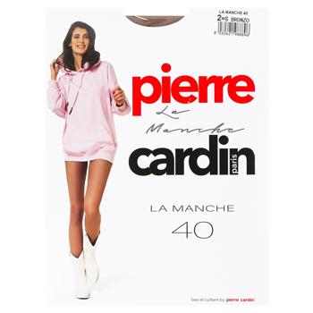 Pierre Cardin La Manche 40 Den Women's Tights Size 2 Bronzo