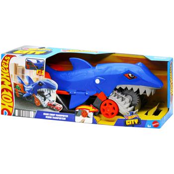Hot Wheels Shark Mouth Conveyor Truck Toy