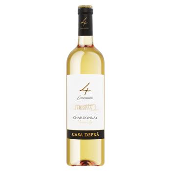 Casa Defra Chardonnay Venezie IGT White Semi-Dry Wine 12% 0.75l - buy, prices for NOVUS - photo 1