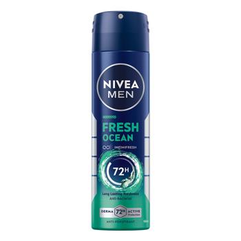 Антиперспирант аэрозольный Nivea Men Свежесть океана 150мл - купить, цены на Чудо Маркет - фото 1