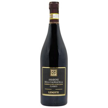 Lenotti Amarone della Valpolicella Classico Red Semi-dry Wine 15.5% 0.75l - buy, prices for METRO - photo 1