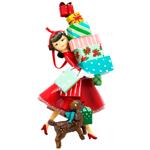 Декоративна фігурка на підвісі Час подарунків 17.5см 208-301 BONADI 1 шт