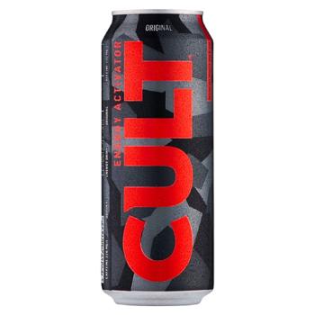 Напій Cult енергетичний Original 0.5л ж/б - купити, ціни на Grono - фото 1