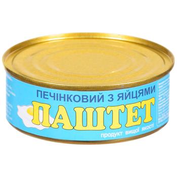 OPK Liver Pate With Eggs 240g - buy, prices for COSMOS - photo 1