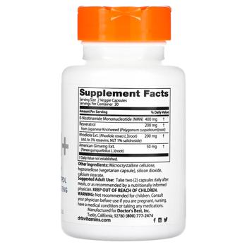 Nicotinamide mononucleotide Doctor's best 60pcs Usa - buy, prices for Biotus - photo 2