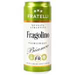 Напиток игристый Fratelli Fragolino Bianco белый полусладкий 6-6,9% 0,33л