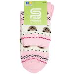Носки Premier Socks детские махровые скандинавский принт р.20-22, 22-24 коралловый