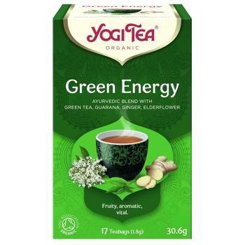 Чай Yogi Tea Green Energy зелений 17 пакетиків - купити, ціни на Grono - фото 1