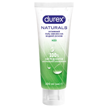 Интимный гель-смазка Durex Naturals 100мл - купить, цены на КОСМОС - фото 1