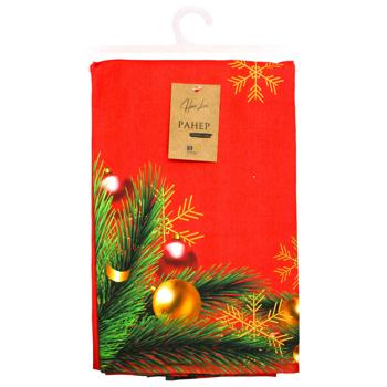 Ранер Homeline Святковий прямокутний 50х145см в асортименті - купити, ціни на - фото 4