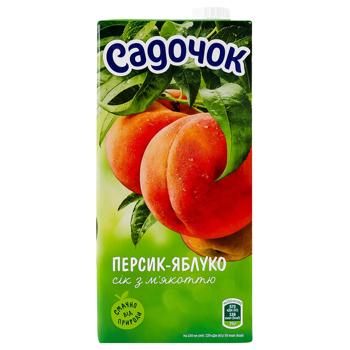 Сок Садочок персик-яблоко 0,95л - купить, цены на Чудо Маркет - фото 6