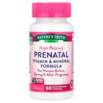 Nature's Truth, High Potency Prenatal Vitamin & Mineral Formula, 60 Quick Release Capsules