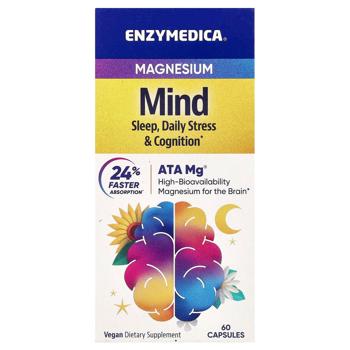 Магнію ацетил тауринат Enzymedica для сну, протидії стресу та підтримки когнітивних функцій 60 капсул - купити, ціни на - фото 3