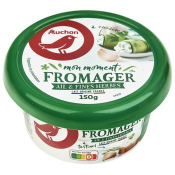 Auchan Cream Cheese with Herbs 150g - buy, prices for Auchan - photo 1