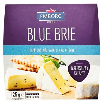 Emborg Blue Brie Cheese 60% 125g - buy, prices for - photo 2