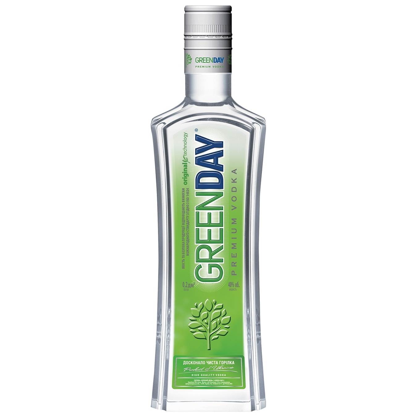 

Водка GreenDay 40% 200мл