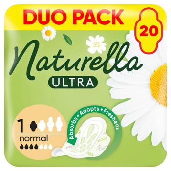 Прокладки гигиенические Naturella Camomile Ultra Normal 20шт - купить, цены на Cупермаркет "Харьков" - фото 2