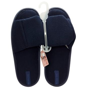 Капці чоловічі Twins 11511 HS-VL вельвет сині р.42/43 - купити, ціни на Ідеал - фото 1