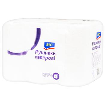 Aro White Triple-ply Paper Towels 6pcs - buy, prices for METRO - photo 1