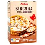 Крупа овсяная Auchan плющенная 100г х 4шт