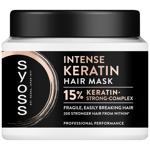 Маска Syoss Intense Keratin для ламкого пошкодженого волосся 400мл